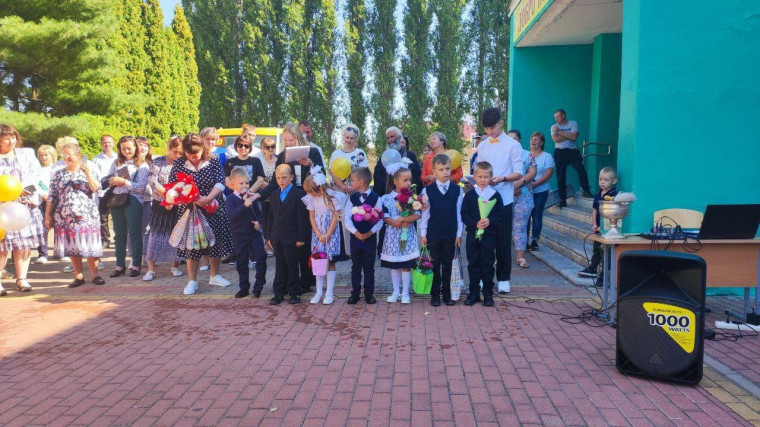 Наши первоклассники.